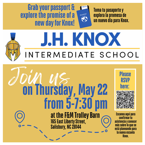  invitation to an informational event Thursday, May 22 from 5-7:30 pm at the F&M Trolley Barn. Must 